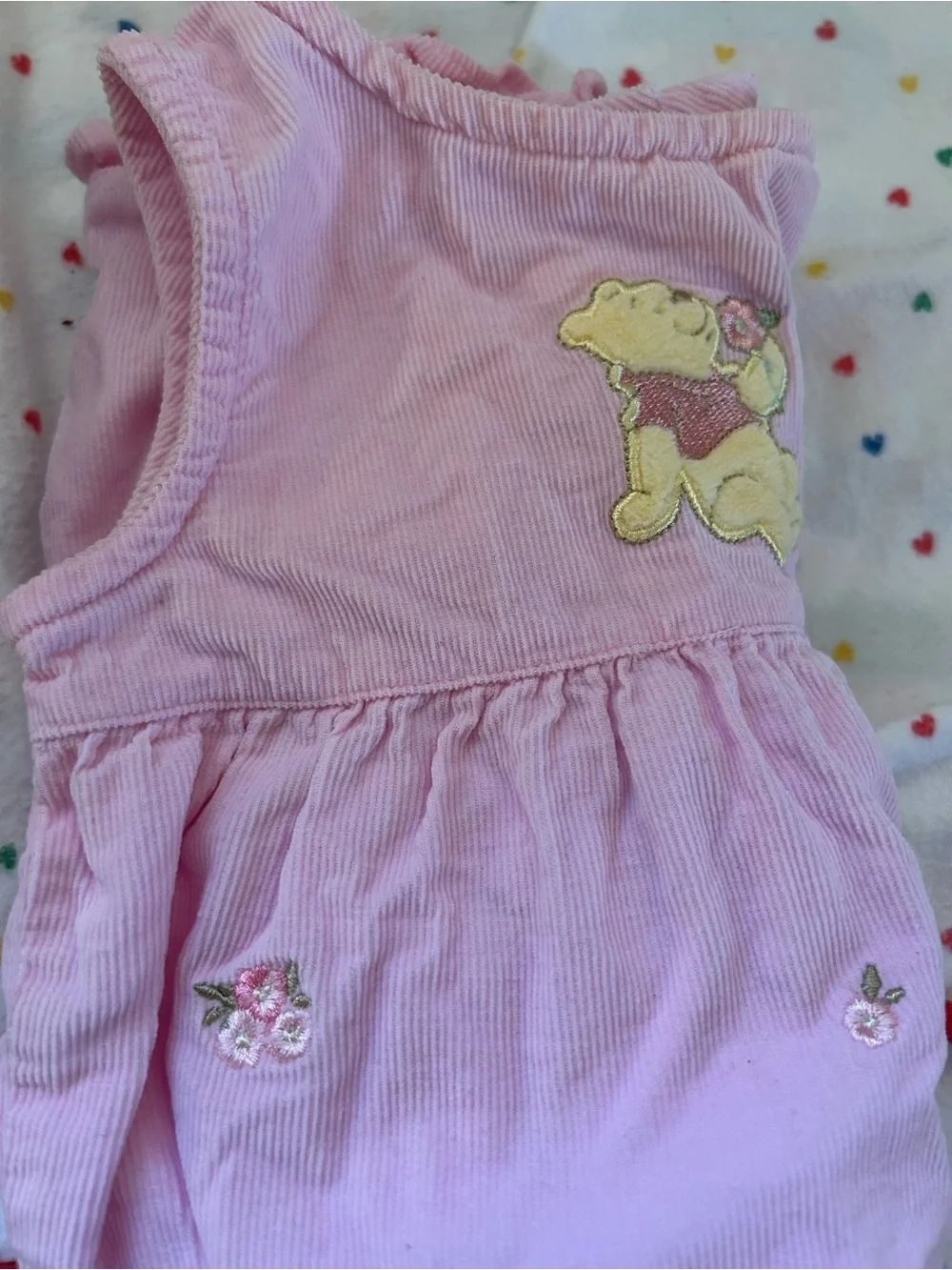 Authentic Vintage Rare Y2K Disney Store Winnie The Pooh Girls Infant Romper.